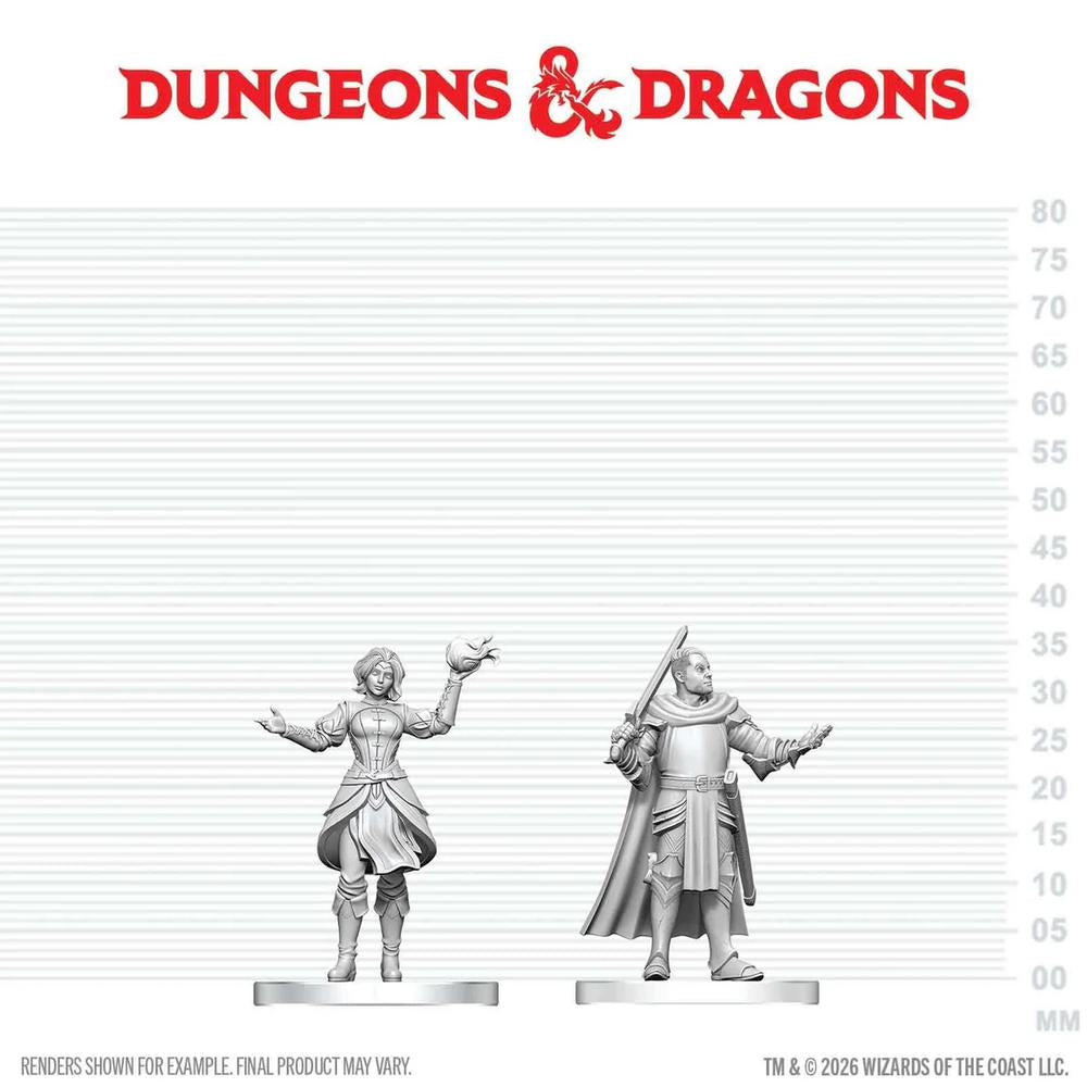 D&D Nolzur's Marvelous Miniatures: Knight & Mage Apprentice (W29)
