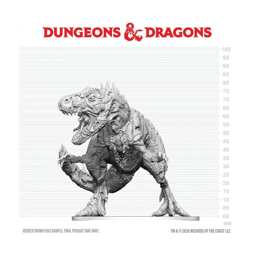 D&D Nolzur's Marvelous Unpainted Miniatures: Tyrannosaurus Zombie