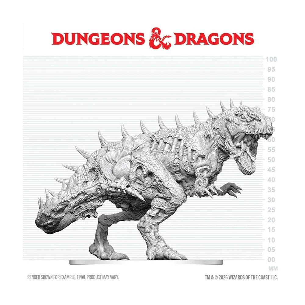 D&D Nolzur's Marvelous Unpainted Miniatures: Tyrannosaurus Zombie