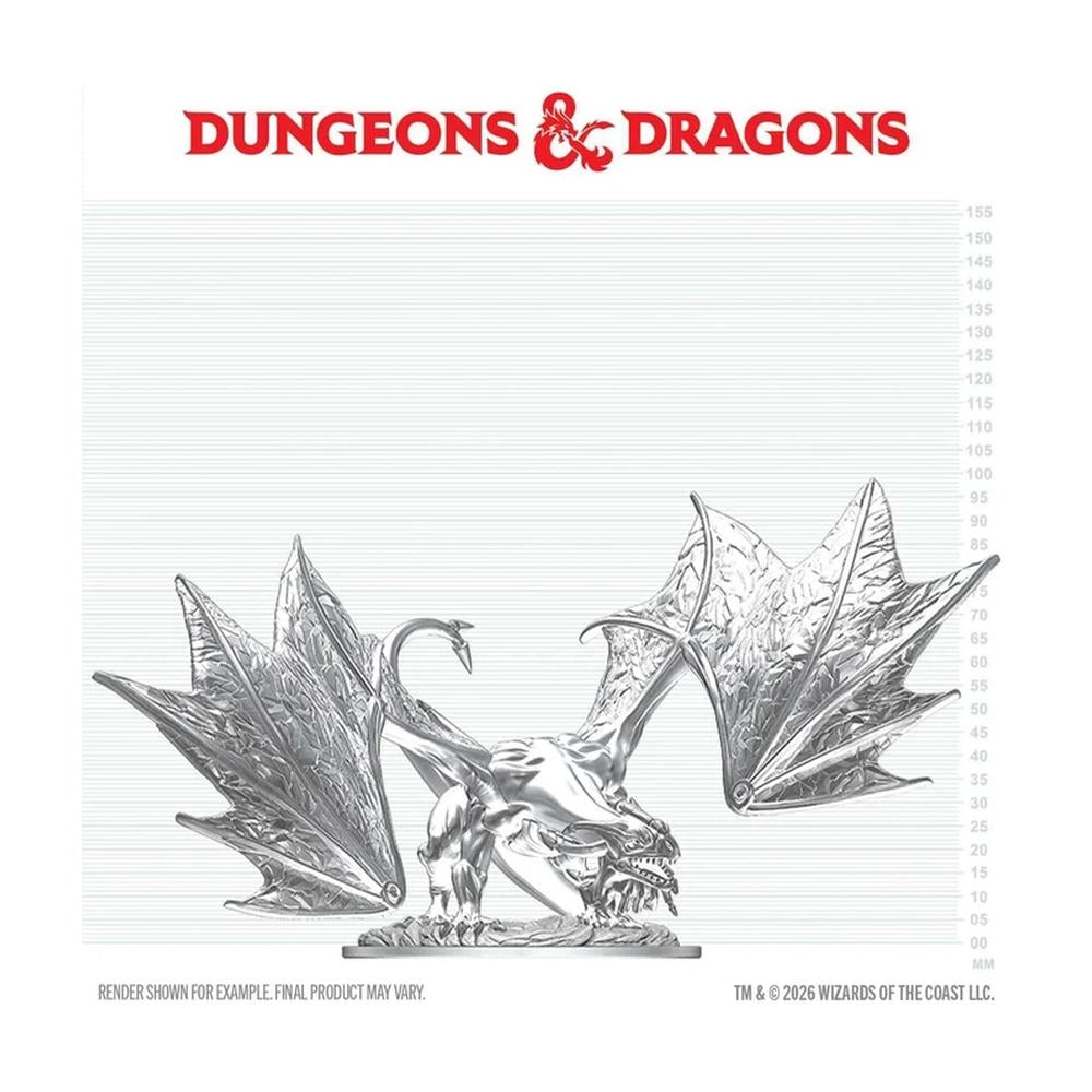 D&D Nolzur's Marvelous Unpainted Miniatures: Young Sapphire Dragon