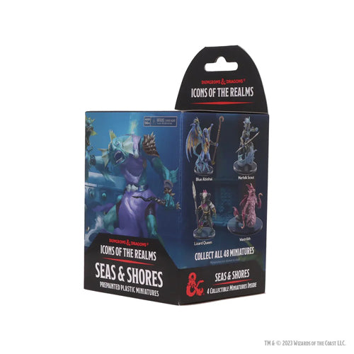 d&d miniatures booster box D&D Icons of the Realms: Seas & Shores - 8ct. (Set 28) Booster Pack