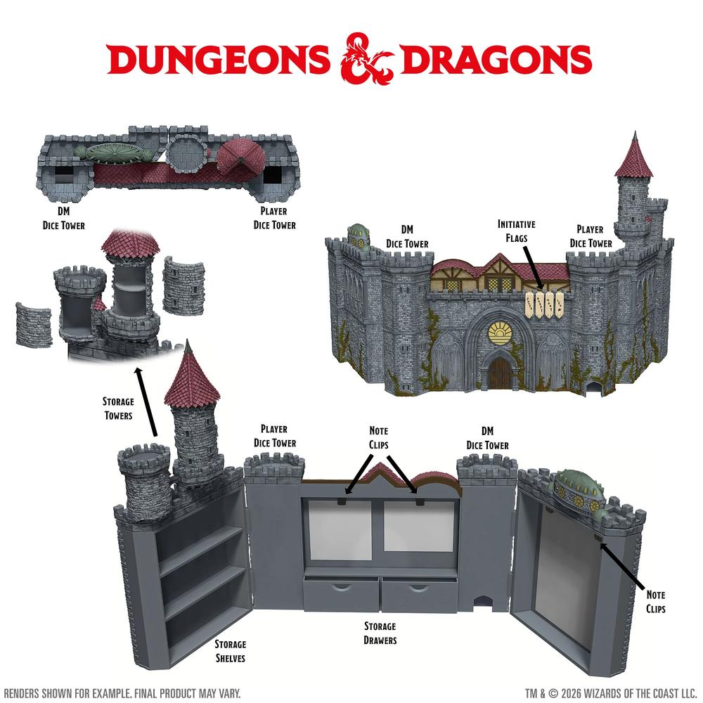 D&D Replicas of the Realms: Castle Ravenloft DM Screen