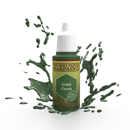 The Army Painter - Warpaint Acrylic - Army Green (6 Count)