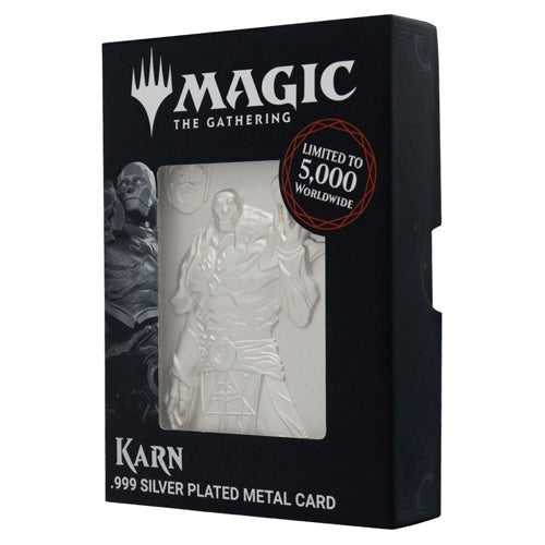 Magic: The Gathering - Limited Edition .999 Silver Plated Metal Collectible Karn