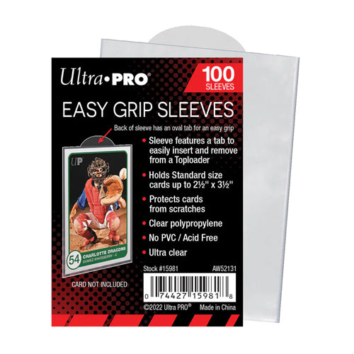 Ultra Pro - Easy Grip Sleeves Standard Size 100pk
