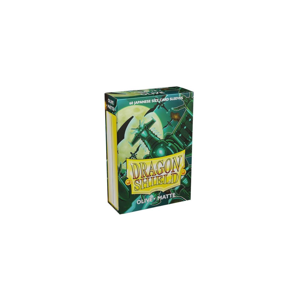 Dragon Shield - Matte Japanese Size Sleeves 60pk - Olive