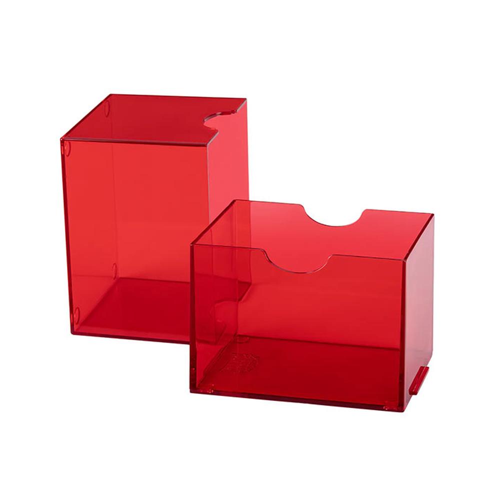 Dragon Shield - Strongbox - Clear Red