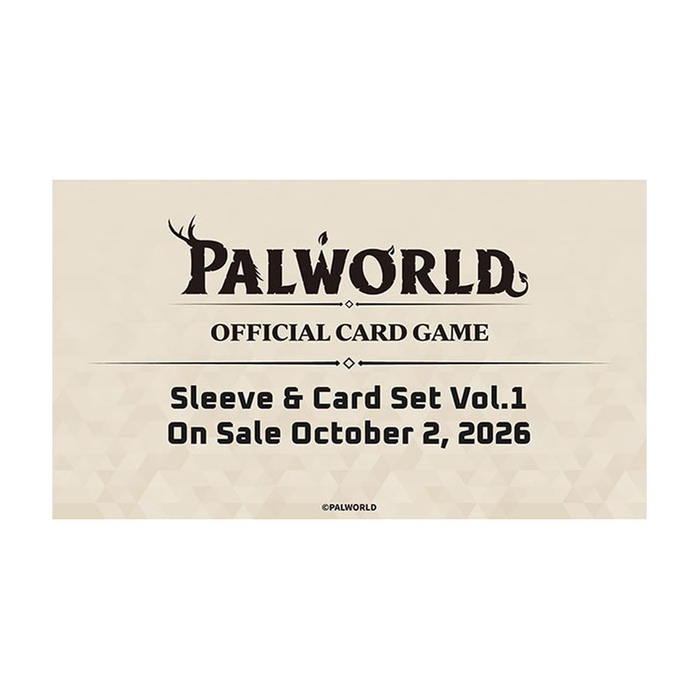 Palworld OFFICIAL CARD GAME - Sleeve & Card Set Vol.1