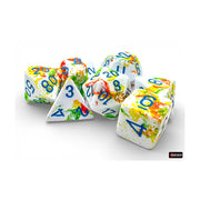Chessex - Brush Polyhedral 7 Dice Set - Breezy/Blue
