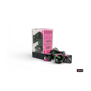 Chessex - Brush Polyhedral 7 Dice Set - Painball/Green