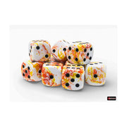 Chessex - Brush 16mm D6 Dice Block - Sunrise/Black