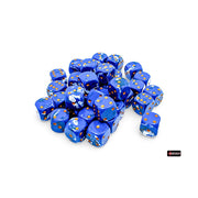 Chessex - Brush 12mm D6 Dice Block - Wavebreak/ Gold