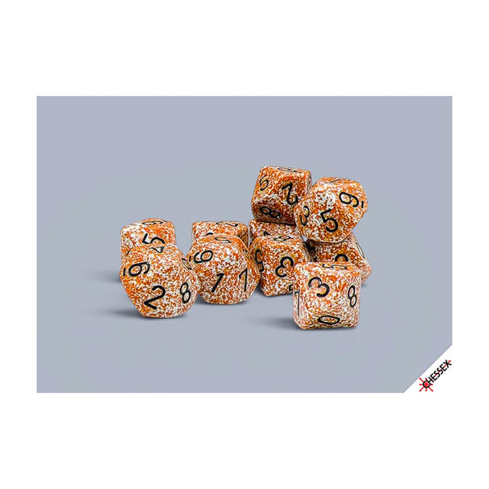 Chessex - Speckled Ten D-10 Set - Rust