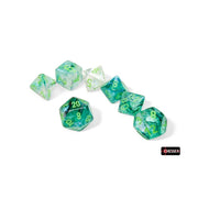 Chessex - Borealis Polyhedral 7 Dice Set - Kelp