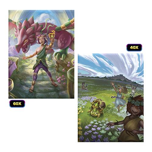 Elestrals TCG - Lifestream Ladogon Champion of Dionysus Card Sleeves 100pk