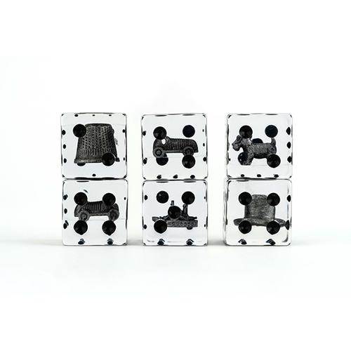 Fanroll - Monopoly 22mm Oversized Tokens Inclusion Dice Set