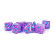 Fanroll - 16mm Resin Polyhedral Dice Set: Flash Purple