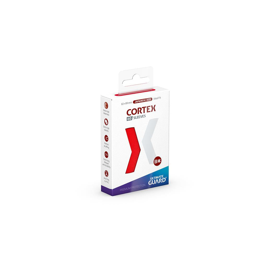 Ultimate Guard - Cortex Sleeves Japanese Size - Red 60pk