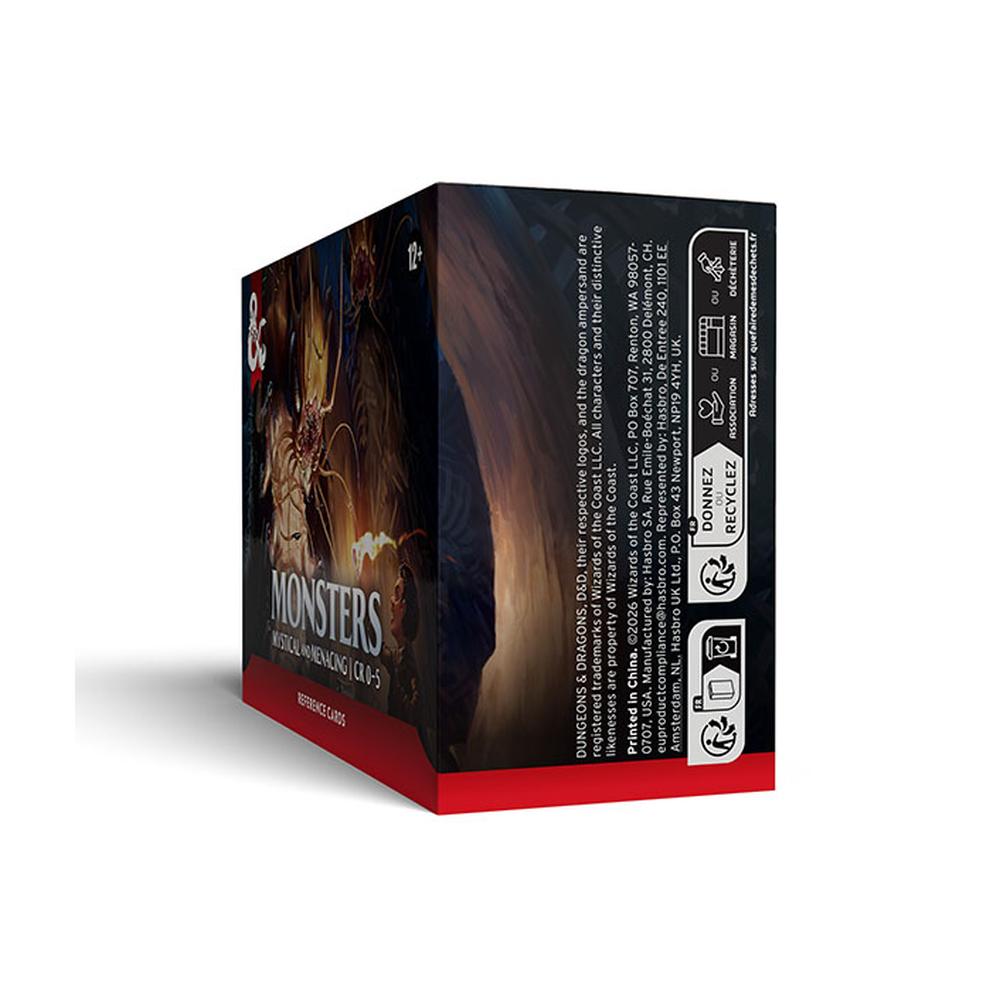 Dungeons & Dragons - Monster Cards: Mystical and Menacing CR 0-5