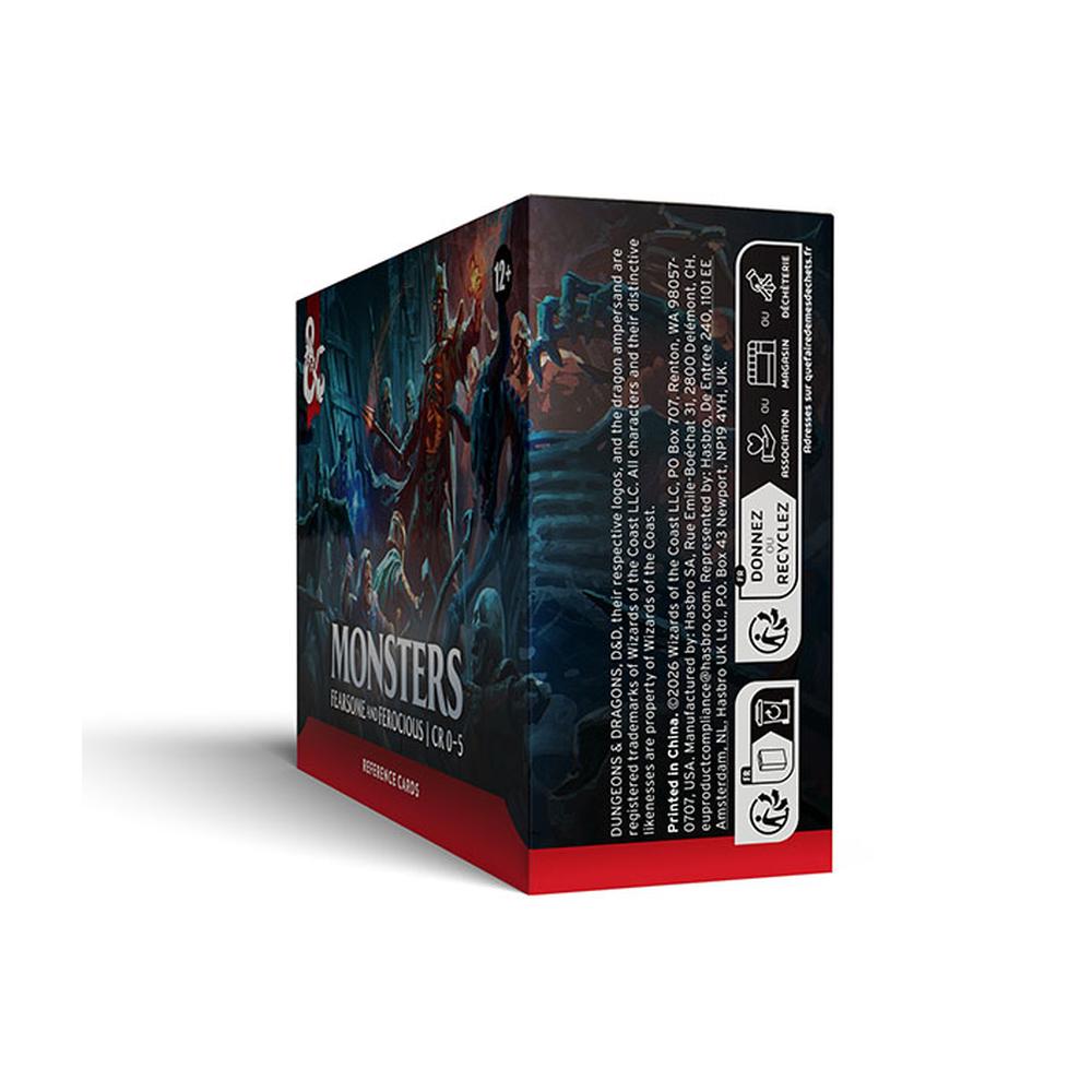 Dungeons & Dragons - Monster Cards: Fearsome and Ferocious CR 0-5