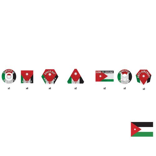 Flames of War: Jordanian - Token Set