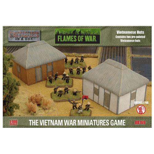 Flames of War: Features: Vietnamese Huts (x2)