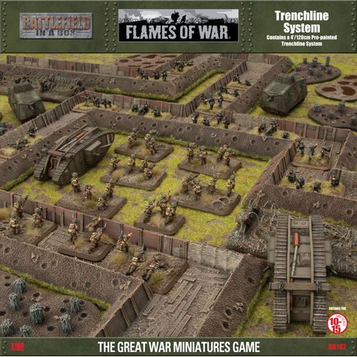 Battlefield in a Box: Great War: Trenchline System (x8)