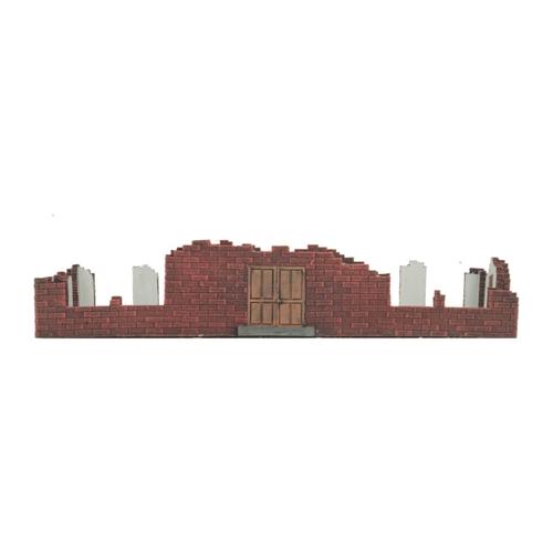 Battlefield in a Box: European: Ruined Brick Factory Ground Floor (x1)