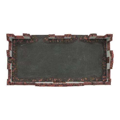 Battlefield in a Box: European: Ruined Brick Factory Ground Floor (x1)