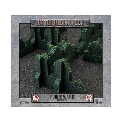 Gothic Battlefields: Ruined Walls - Malachite (x5)