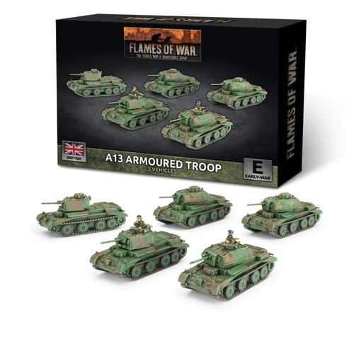 Flames of War: British - A13 Cruiser Troop (x5 Plastic)