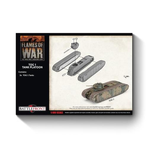 Flames of War: British - TOG I Tank Platoon (x3)