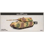 Clash of Steel - Maus Heavy Tank Platoon (x2 Plastic)