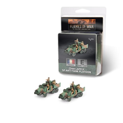 Flames of War: French - 25mm Laffly SP Anti-tank Platoon (x2)