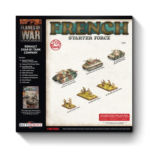Compagnie de combat française de chars B1 bis (plastique)