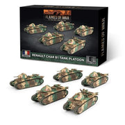 Flames of War: French - Char B1 bis Tank Platoon (Early, x5 Plastic)