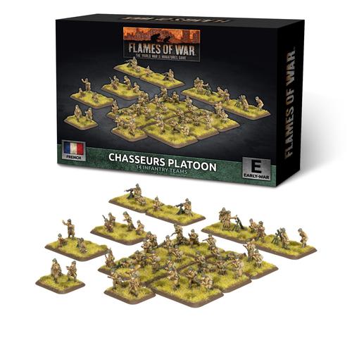 Flames of War: French - Chasseurs Platoon (Plastic)