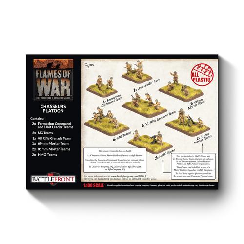Flames of War: French - Chasseurs Platoon (Plastic)