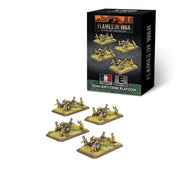 Flames of War: French - Hotchkiss 25mm Anti-tank Platoon (x4 guns)
