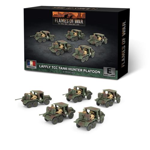Flames of War: French - Laffly W15 TCC SP Anti-tank Platoon (x5)