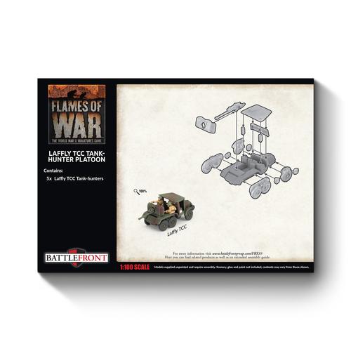 Flames of War: French - Laffly W15 TCC SP Anti-tank Platoon (x5)