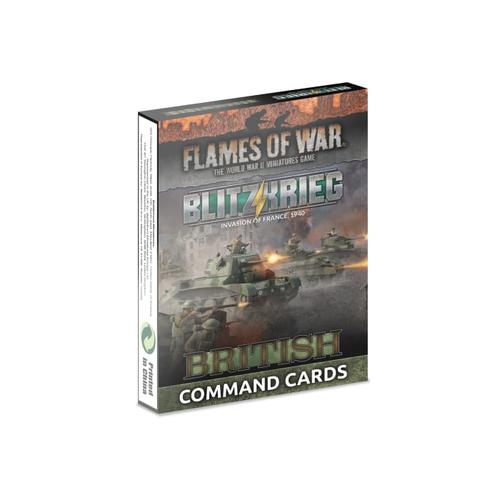 Flames of War: Blitzkrieg British Command Cards (x27 cards) - Limited Edition
