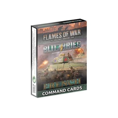 Flames of War: Blitzkrieg French Command Cards (x43 cards) - Limited Edition