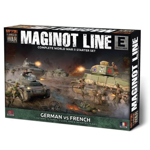 Flames of War: Maginot Line - German vs French Starter Set (Plastic)