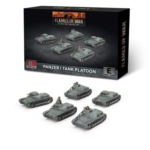 Flames of War: German - Panzer I Platoon (x5 Plastic)