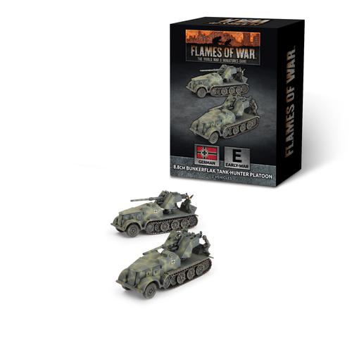 Flames of War: German - 8.8cm Bunkerflak Tank-hunter Platoon (x2)
