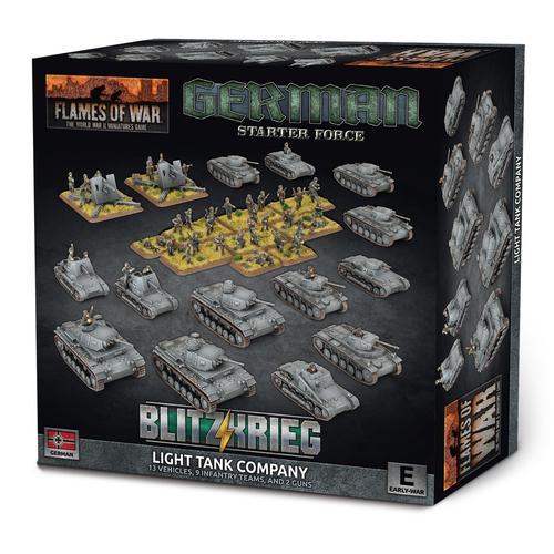 Flames of War: German - Light Tank Company (Plastic)