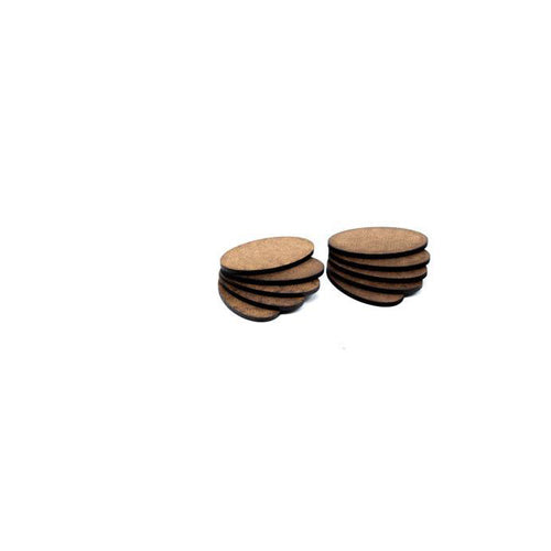 GF9 Econo Bases 60x35mm Oval (x10)