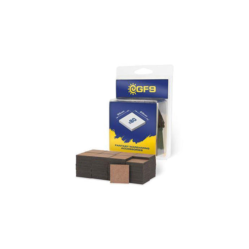 GF9 MDF Bases 25mm x 25mm (80)