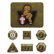 Flames of War: 506. Schwere Panzerabteilung Tokens (x20) & Objectives (x2)